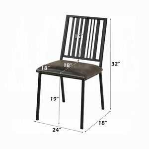 English Elm Set Rustic Counter Height Stools with Beige Upholstery and Nailhead Trim, Weathered Wood Charm Black 28.5 L x 37.5 W x 6 H B2741P330644