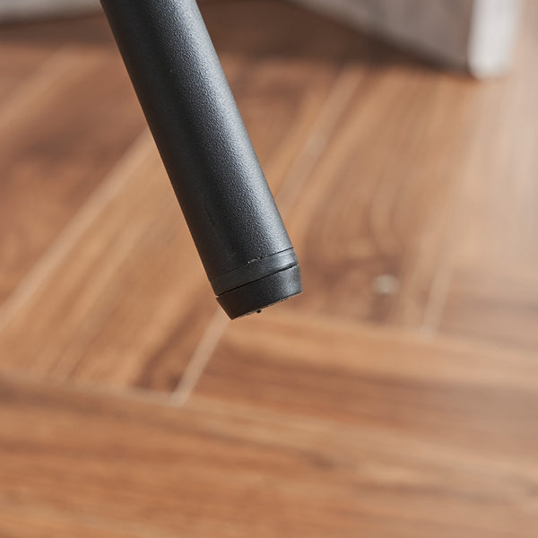 English Elm Modern Bouclé Swivel Bar Stools Set of 2 — Counter Height Fabric Seats with Metal Frame & Footrest, 360° Comfort Grey W1901P264273