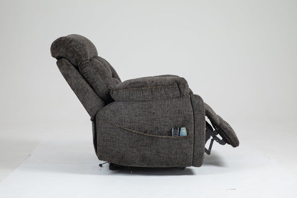 English Elm Old Age Electric Lift Chair - Full Recline, Heat & Massage, Heavy-Duty Foam, Dual Remote Controls W547S00051