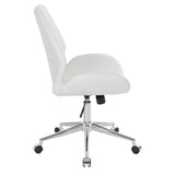 OSP Home Furnishings Chatsworth Office Chair White