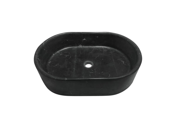 English Elm Luxury Solid Marble Vessel Sink Wavy Organic Stone Basin Matte Honed Vanity Bowl W1696P408022