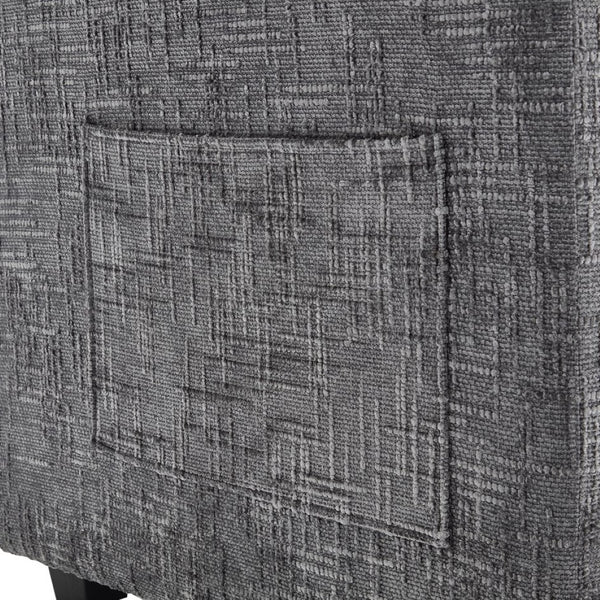 English Elm United Cozy Two-Seat Sofa With Chenille Fabric, Detachable Armrests, Footstools & Side Pockets W1568S00142-GIGA