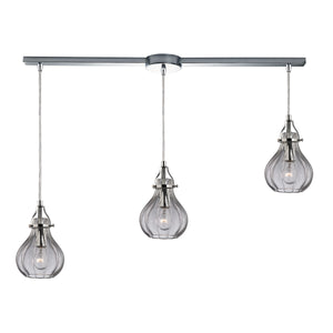 Danica 36'' Wide 3-Light Slim Linear Pendant - Polished Chrome 46014/3L Elk Lighting