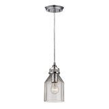 Danica 5'' Wide 1-Light Pendant - Polished Chrome 46019/1 Elk Lighting