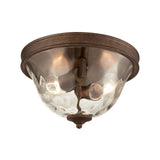 Cheltham 12'' Wide 2-Light Flush Mount - Mocha 46028/2 Elk Lighting