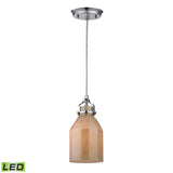 Danica 5'' Wide 1-Light Pendant - Amber - Includes LED Bulb 46029/1-LED Elk Lighting