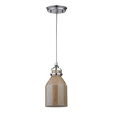 Danica 5'' Wide 1-Light Pendant - Amber 46029/1 Elk Lighting