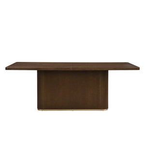 English Elm Christopher Knight Home® - 84" Rectangular Dining Table – Elegant Walnut Centerpiece For 6-8, Easy Assembly & Versatile Use! N771P296162T_N771P296163T