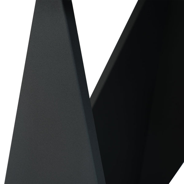 English Elm 53" Round Marble Dining Table With Lazy Susan, Black Iron Base, Seats 6 - Elegant & Durable Design W1535S00400