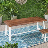 Christopher Knight Home® - Noble House - Carlisle Outdoor Eight Seater Iron Dining Table