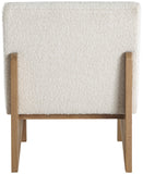 Chapman Cream Boucle Fabric Accent Chair 460Natural Meridian Furniture