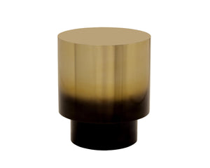 Sunpan FRIDA Modern Stainless Steel End Table with Unique Ombré Finish - Artisan Crafted Accent Piece 107968