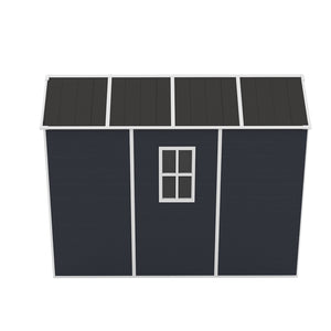 English Elm Campcraft Outdoor Resin Storage Shed with Hd Windows Uv Resistant Polypropylene Build W1598S00027