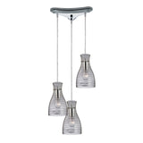 Strata 10'' Wide 3-Light Mini Pendant