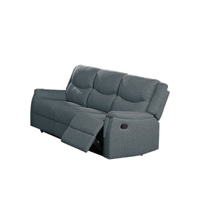 English Elm Recliner Sofa with Burlap Woven Fabric Plush Seating for Family Room Comfort B089P240481