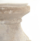 Distressed Grey Candle Holder (4614S A292) Zentique