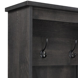 OSP Home Furnishings Garnet Entry Hall Tree Urban Walnut