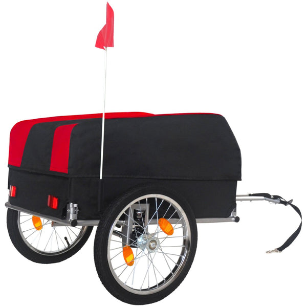 English Elm Heavy-duty Bike Cargo Trailer Oxford Fabric Waterproof Cover 88 Lb All-terrain W2932P326771
