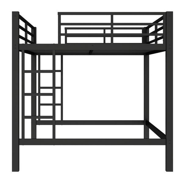 English Elm Queen Metal Loft Bed With Easy Climbing Ladder & Safety Guardrails – Perfect For Stylish Space-Saving! W1580S00341-GIGA