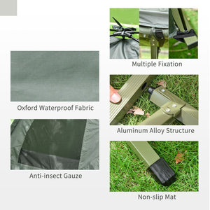 English Elm All-in-one Portable Camping Cot System with Tent Air Mattress Sleeping Bag and Pillow T3971P383446