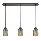 Muncie 36'' Wide 3-Light Linear Pendant - Oil Rubbed Bronze 46216/3LP Elk Lighting