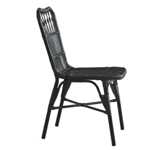 English Elm 9 Piece Outdoor Pe Rattan Dining Set Seats Eight on a Spacious Iron Frame Patio Table N762S000011AAE