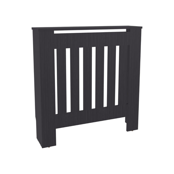 English Elm Radiator Cover Cabinet Slatted Ventilated Enclosure Matte Black Modern Minimalist Decor B070P337174