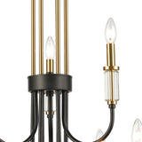 Glendon 31'' Wide 9-Light Chandelier - Matte Black 46346/9 Elk Lighting