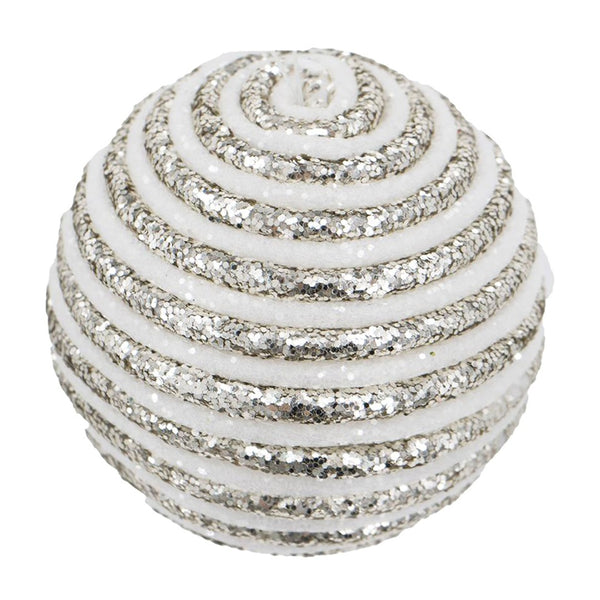 English Elm D3.9" Plastic Styrofoam Christmas Ball Ornaments Set of 12 Festive Holiday Tree Decor W2078P247929