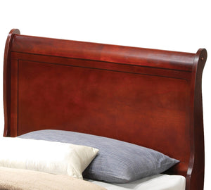 English Elm Charming Traditional Full Bed with Warm Finish, Durable Particleboard Frame and Timeless Design for Cozy Bedrooms Cherry 74 L x 6 W x 4 H B078S00272