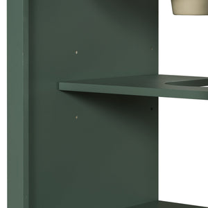 English Elm 20 Inch Bathroom Vanity with Ceramic Sink, Soft-Close Door, Adjustable Shelf, Smart Storage Organizing Design Green N729P299505F