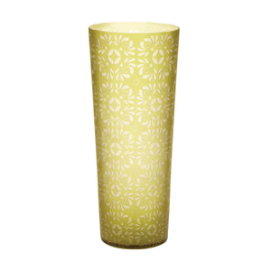 Kiwi Etched Vase - Green 464046 Elk Home