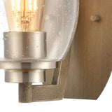 Bixler 8'' High 1-Light Sconce - Light Wood 46420/1 Elk Lighting