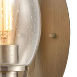 Bixler 8'' High 1-Light Sconce - Light Wood 46420/1 Elk Lighting