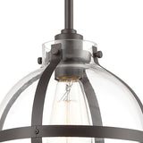 Cusp 9'' Wide 1-Light Mini Pendant - Oil Rubbed Bronze 46433/1 Elk Lighting