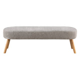 OSP Home Furnishings Cameron Bench Pewter/Natural