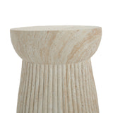 Christopher Knight Home® - Noble House - - Outdoor Travertine Concrete Side Table