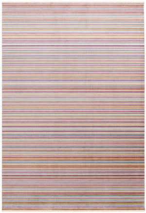 Unique Loom Deepa Static Machine Made Geometric Rug Multi, Gray/Ivory/Light Blue/Light Brown/Burgundy 6' 1" x 8' 10"