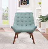 OSP Home Furnishings Shelly Tufted Chair Sea