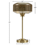 INK+IVY Lumivive Modern/Contemporary 17" Mercury Glass Table Lamp 5DS153-0050 Gold