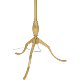 Robert Abbey Grace Floor Lamp MODERN BRASS FINISH Oyster Linen Shade