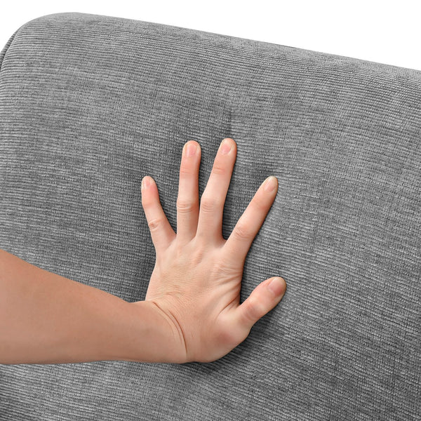 English Elm Modern Loveseat with Chenille Upholstery and Pocket Coil Seating, Solid Wood Legs, Removable Covers for Easy Care Gray 55.5 L x 29.25 W x 17.5 H B011P308546