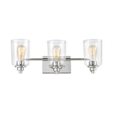 Robins 23'' Wide 3-Light Vanity Light - Polished Chrome 46622/3 Elk Lighting