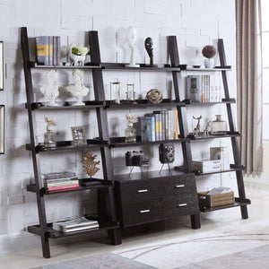 English Elm Blackburn Three Piece Ladder Bookshelf Set with Drawers for Living Room Decor B062S01465