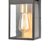 Knowlton 12'' High 1-Light Outdoor Sconce - Matte Black 46680/1 Elk Lighting