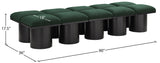 Pavilion Green Boucle Fabric Bench 466Green-10C Meridian Furniture