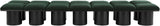 Pavilion Green Boucle Fabric Bench 466Green-14C Meridian Furniture