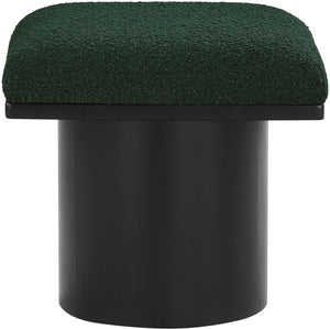 Pavilion Green Boucle Fabric Bench/Stool 466Green-C Meridian Furniture