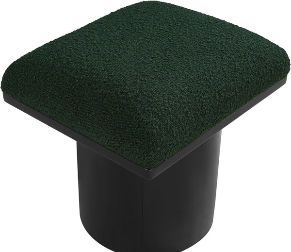 Pavilion Green Boucle Fabric Bench/Stool 466Green-C Meridian Furniture