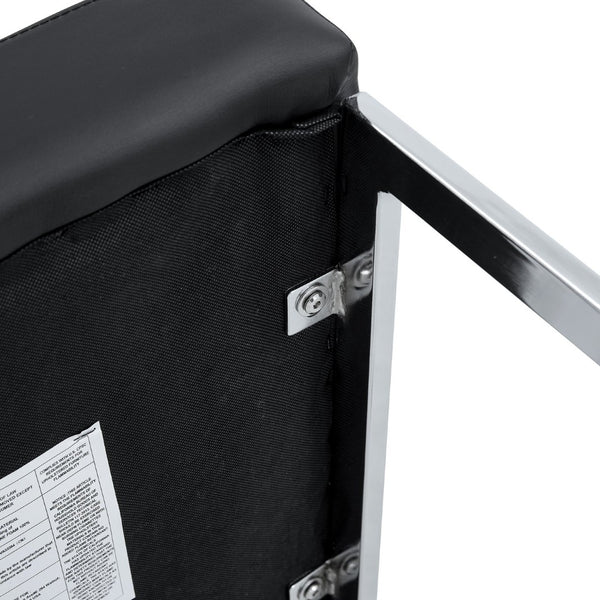 English Elm Set Of 4 Black Ergonomic Dining Chairs With Spring Support - Modern Comfort & Style For Any Space W3226P279080-GIGA